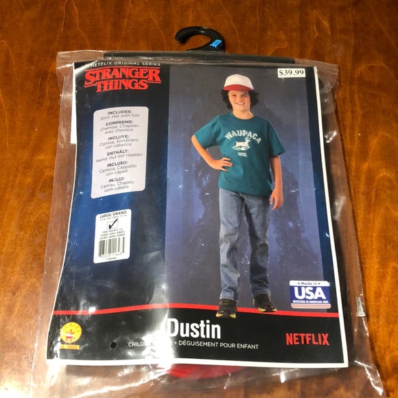Stranger Things Dustin Children’s Costume! New! - Picture 2 of 4